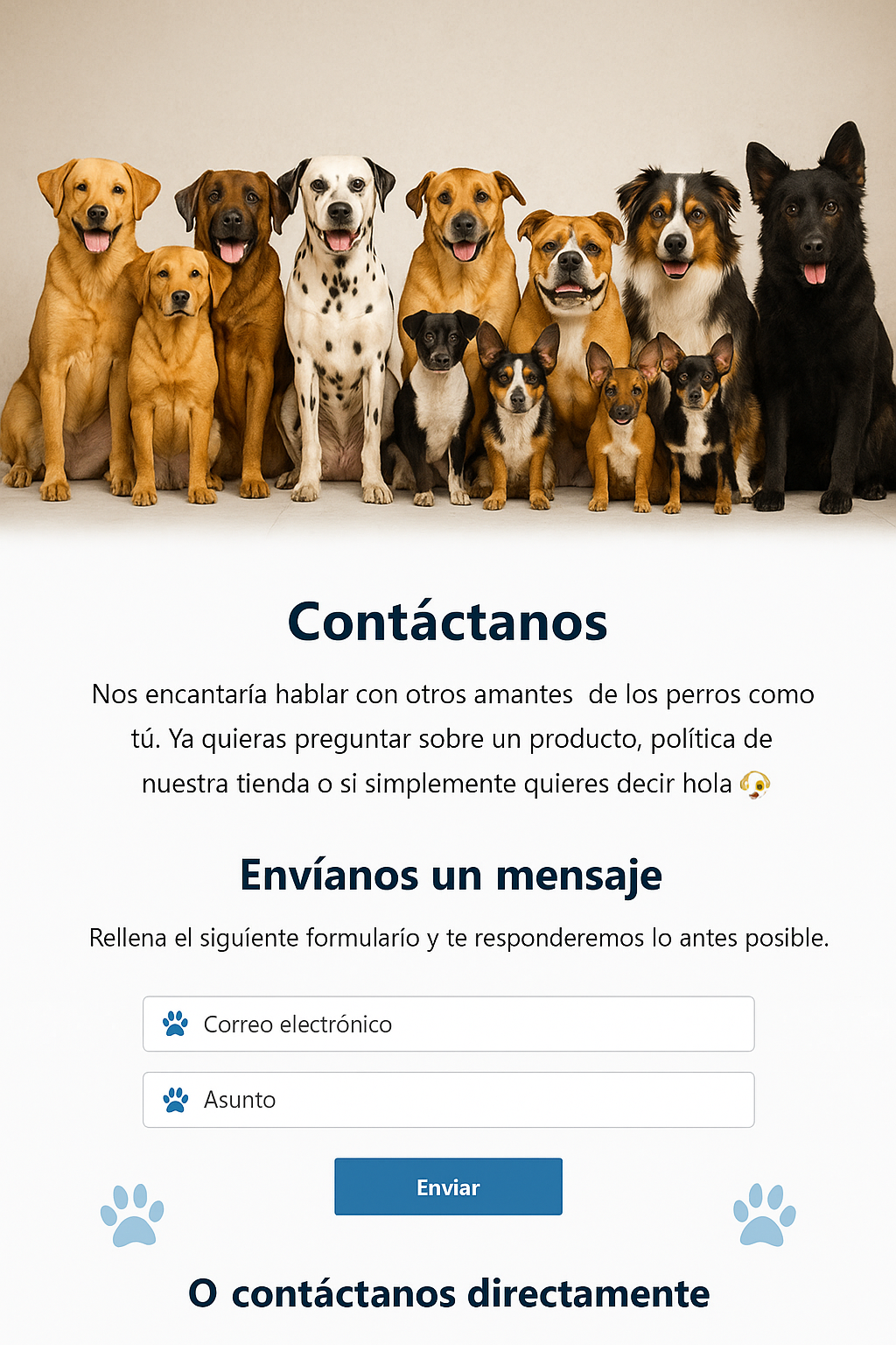 Perros reales encabezado